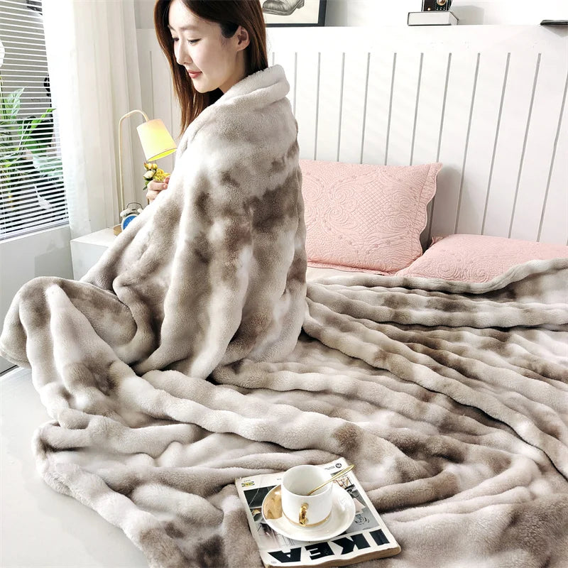 Modern Striped Throw