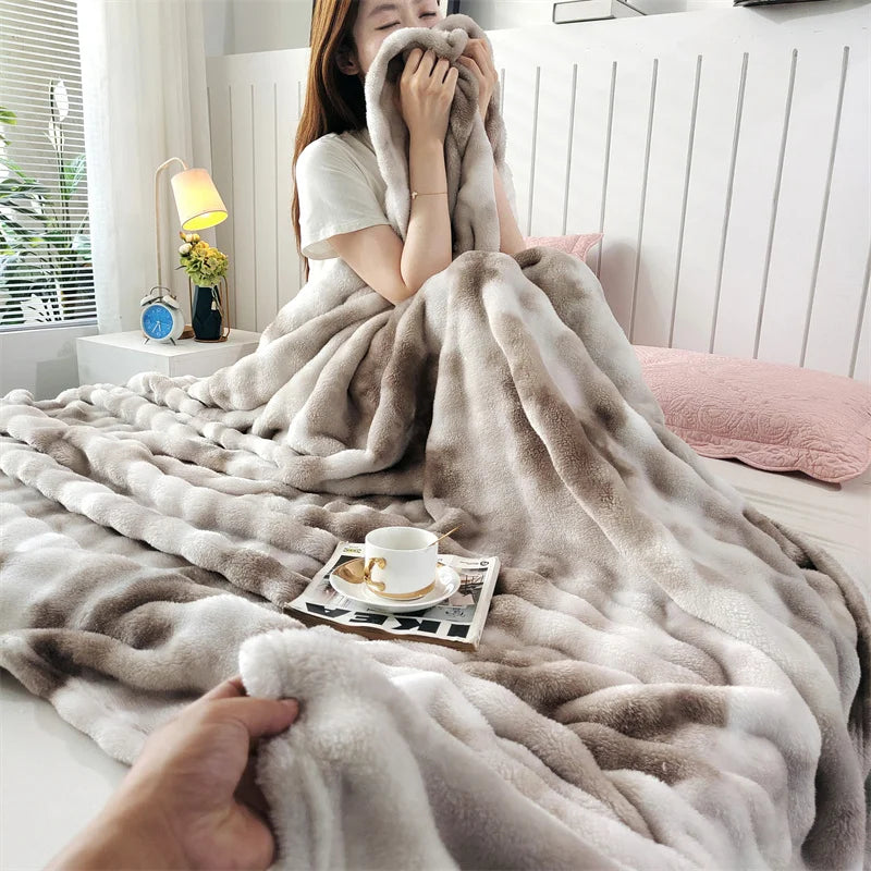 Modern Striped Throw