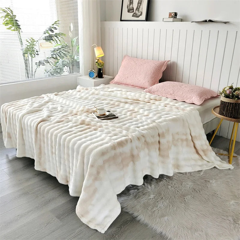 Velvet Print Throw