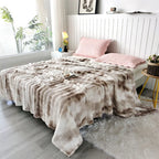 Velvet Print Throw