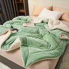 Faux Lambswool Sofa Blanket