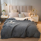 Double-Sided Wool Throw