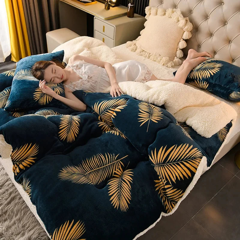Flannel Fleece Winter Comforter