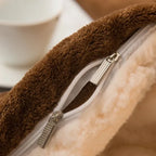 Double-Sided Wool Throw