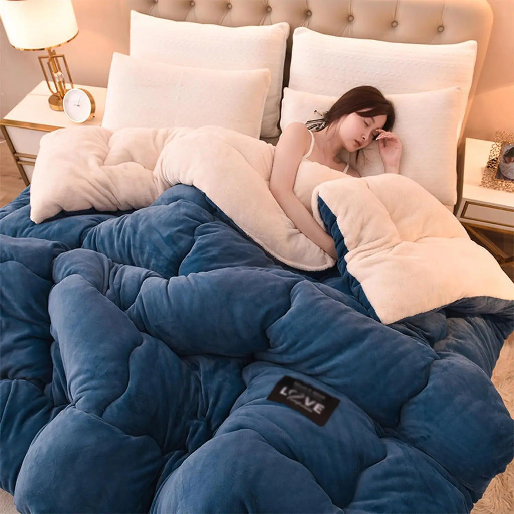 Reversible Sherpa Fleece Comforter