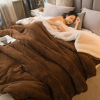 Double-Sided Wool Throw