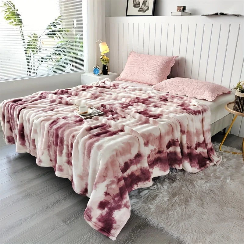 Faux Rabbit Fur Blanket