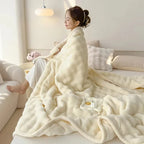 Coral Velvet Blanket
