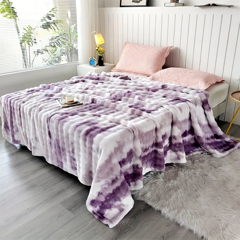 Faux Rabbit Fur Blanket