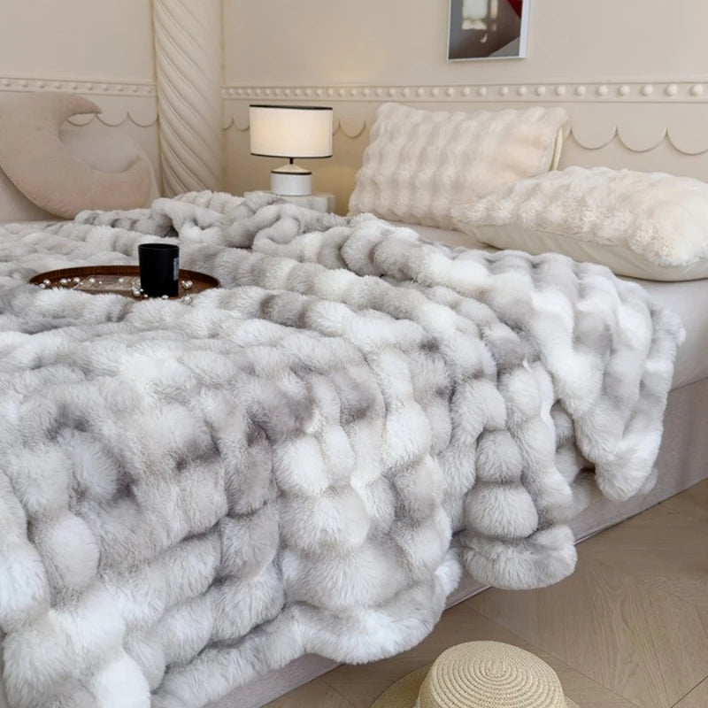Bubble Cloud Fleece Blanket