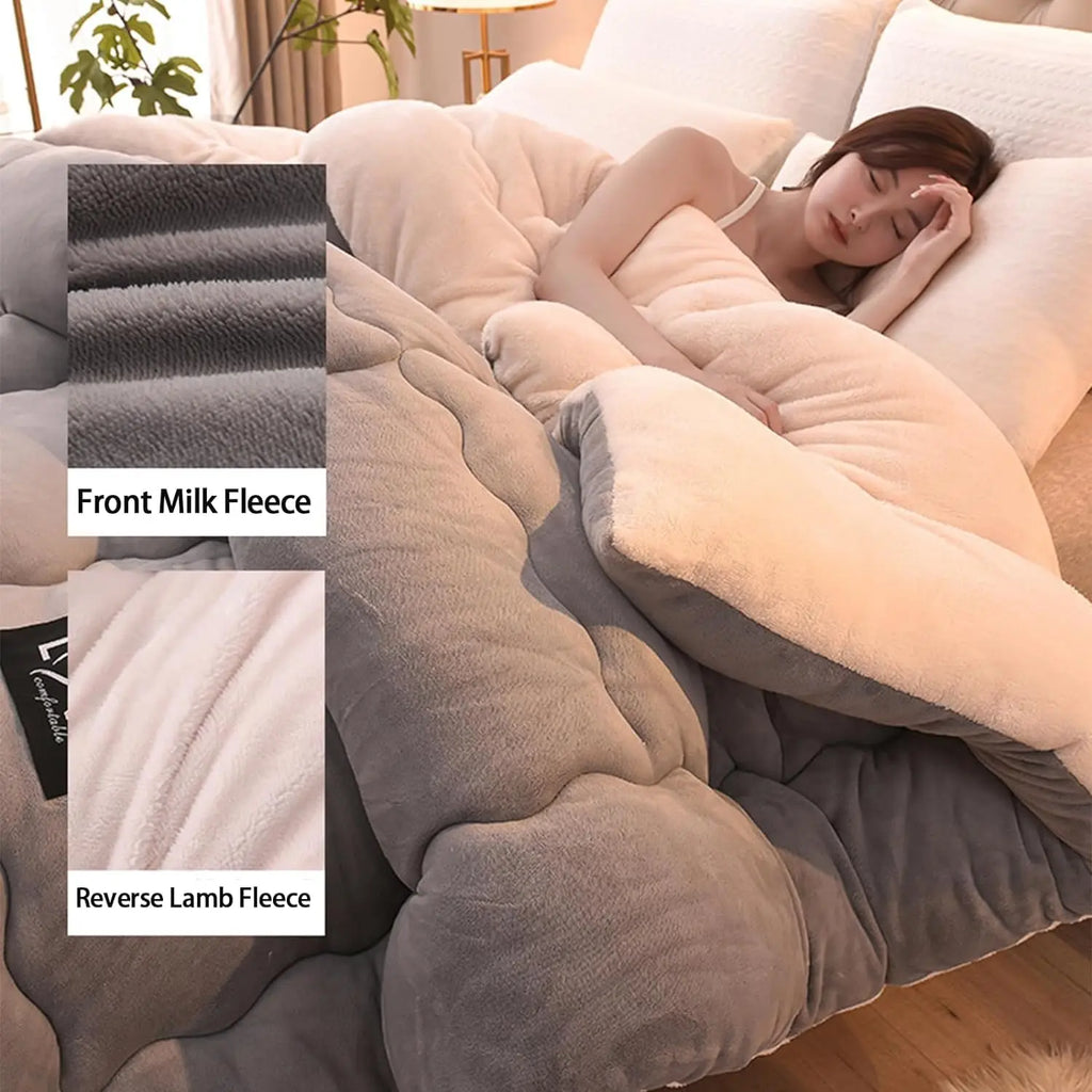 Reversible Sherpa Fleece Comforter