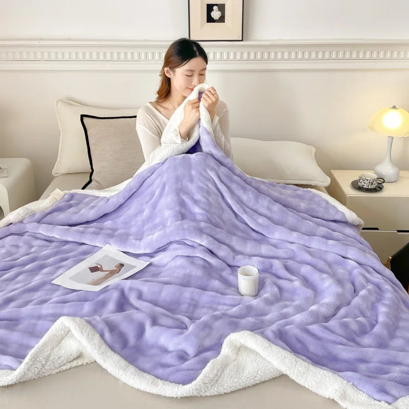 Nordic Lamb Fleece Throw