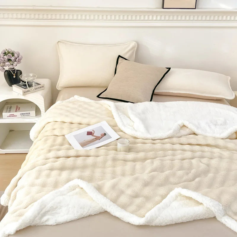 Nordic Lamb Fleece Throw