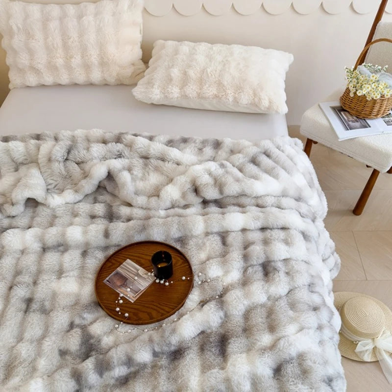 Bubble Cloud Fleece Blanket