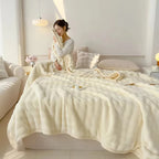 Coral Velvet Blanket